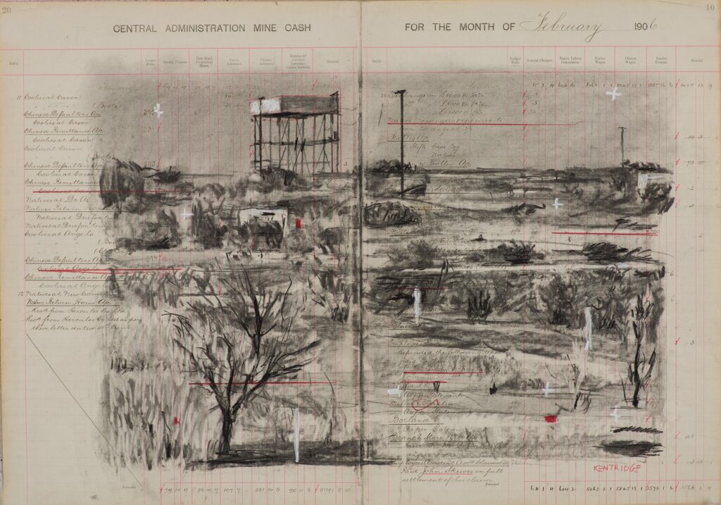 WILLIAM KENTRIDGE / DRAWINGS: EAST RAND PROPRIETARY MINES CASH BOOK
