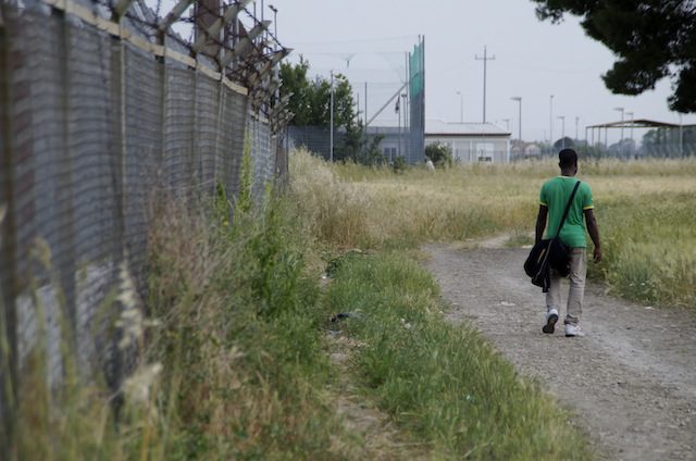 Borgo Mezanone reception center for asylum seekers, Foggia, Italy, 4 June 2014