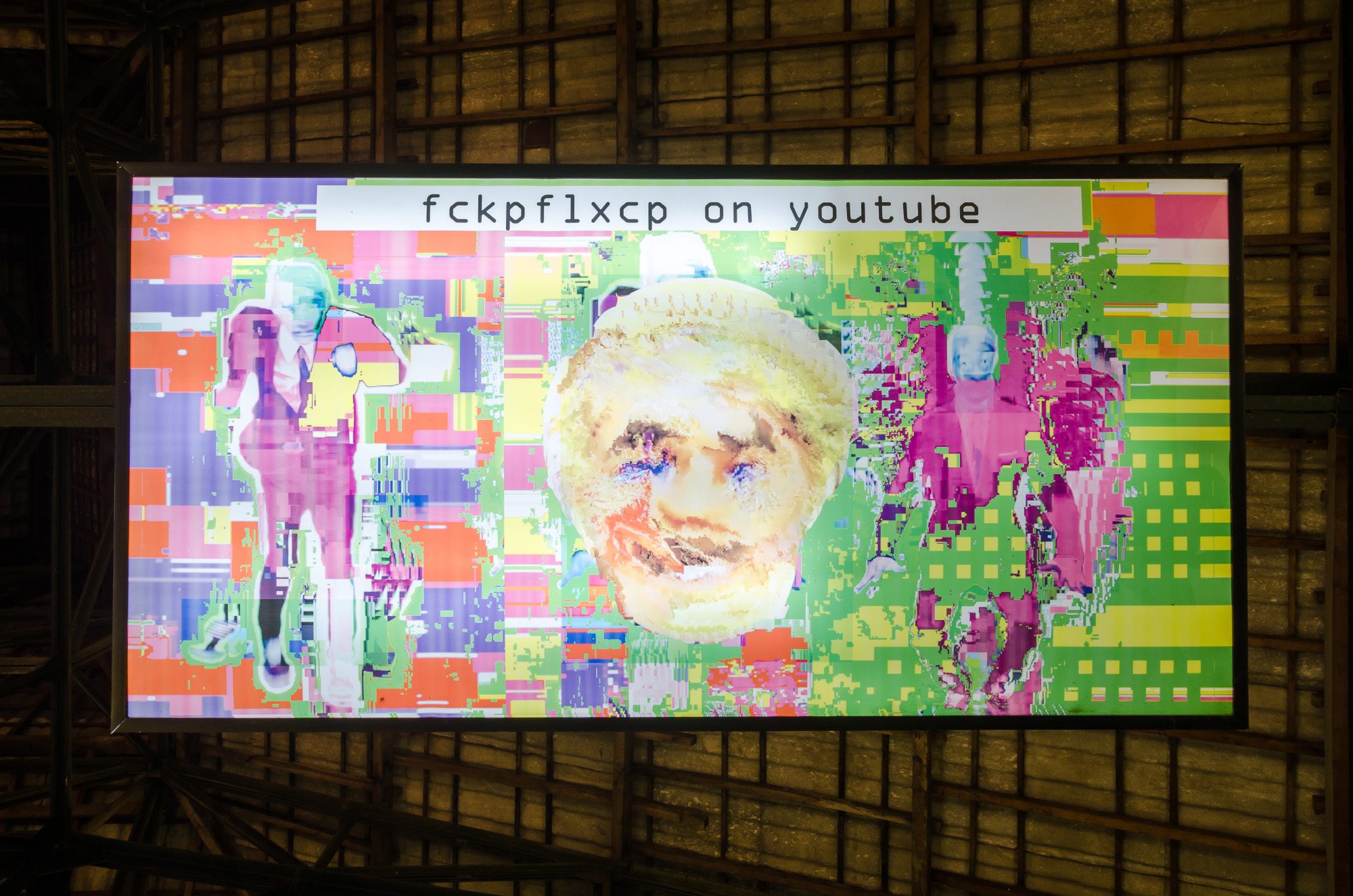 Yusuf Ismail, Fluxcup Chroma Key Project, Video, Internet. Photo Credits Kelas Pagi Yogyakarta and Biennale Jogja XIII