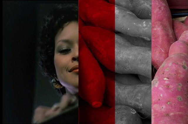 Appau Junior Boakye-Yiadom, Carmine Lake, 2015 from Baste on Narration series (2014-). Courtesy of the artist