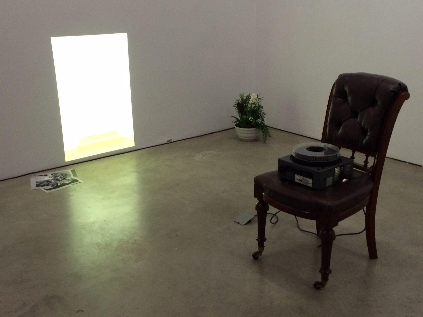 Kapwani Kiwanga A Memory Palace, 2015 Four channel sound installation, inkjet prints, furniture, floral arrangements dimensions variable