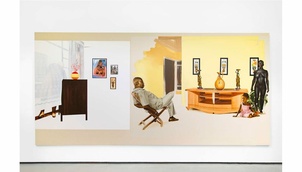 Meleko Mokgosi: Democratic Intuition: Comrades II