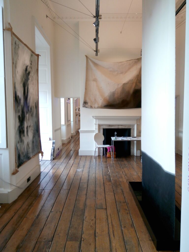 installation images of Alexandra Karakashian's Special Project at 1:54 Contemporary African Art Fair, entitled "Passage", SMAC Gallery