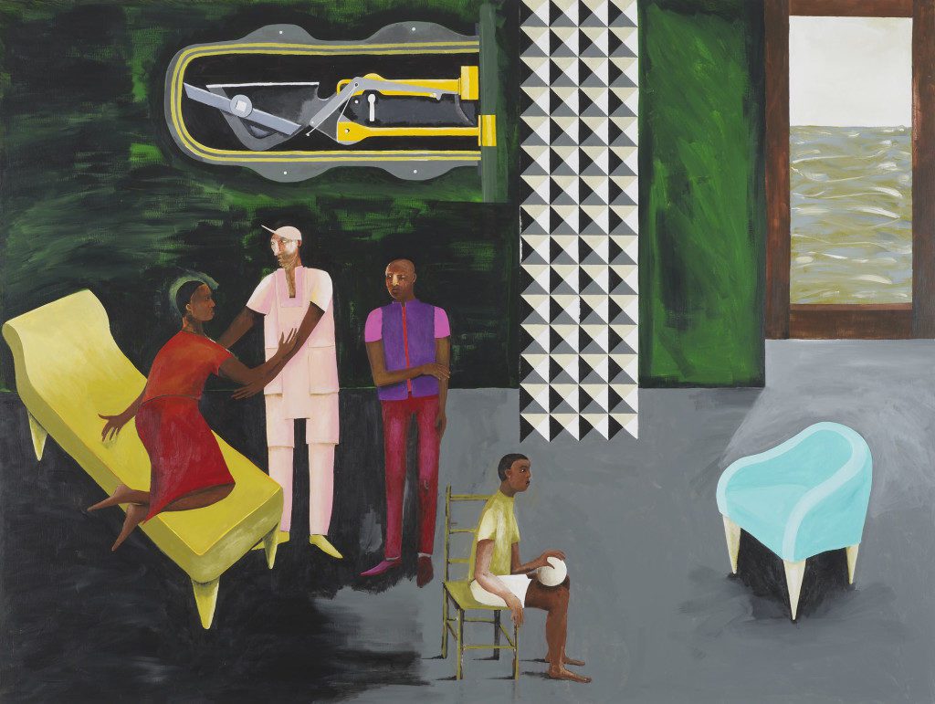 Lubaina Himid, Le Rodeur: The Lock, 2016. Courtesy the artist & Hollybush Gardens