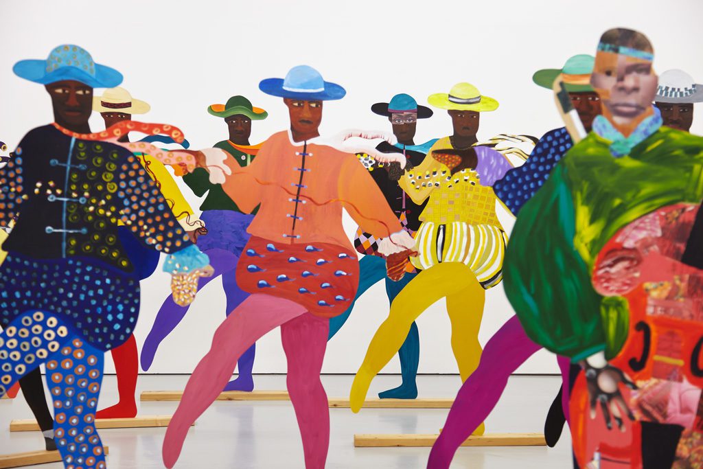 Lubaina Himid Naming the Money (2004) Installation view, Navigation Charts Spike Island (2017) Courtesy the artist, Hollybush Gardens and National Museums Liverpool: International Slavery Museum. Photograph by Stuart Whipps