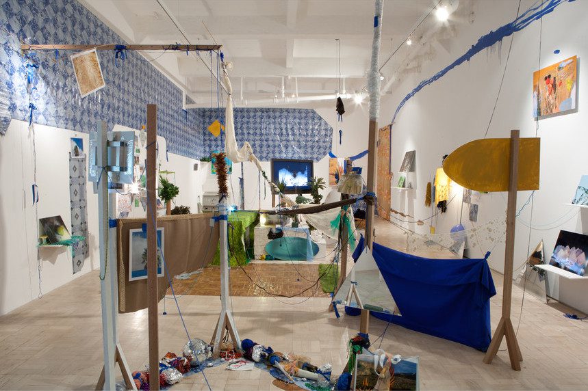 Dineo Seshee Bopape. queen of necklace sketch II, 2010, Mixed media, Stevenson Cape Town. Photograph: © Dineo Seshee Bopape. Courtesy of Stevenson Cape Town, Johannesburg.
