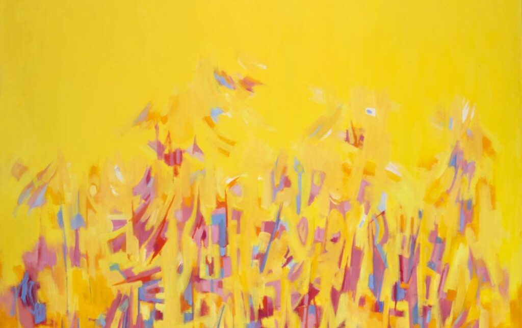 Norman Lewis, Afternoon, 1969, Oil on canvas; 72 x 88 in., Collection of Pamela Joyner, © Estate of Norman Lewis, Courtesy of Michael Rosenfeld Gallery LLC, New York, NY [Photo: Courtesy of the Art Institute of Chicago