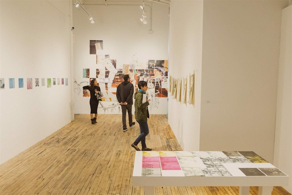 CCA Lagos at ISCP, installation view during Spring Open Studios, 2017