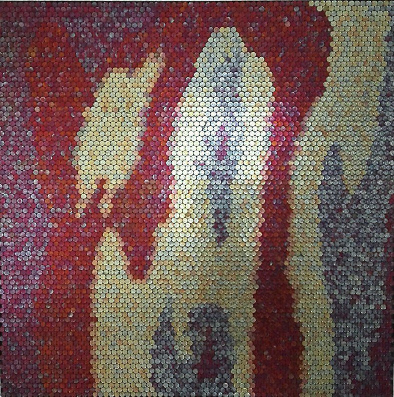 Yaw Owusu, Untitled 2, 48 x 48 inches, 2016, courtesy the artist and Gallery 1957