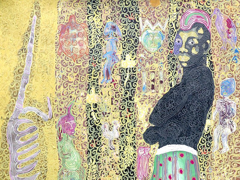 
Akila di yoney Acrylique sur toile 160 x 130 cm 2017 © Kassou Seydou 