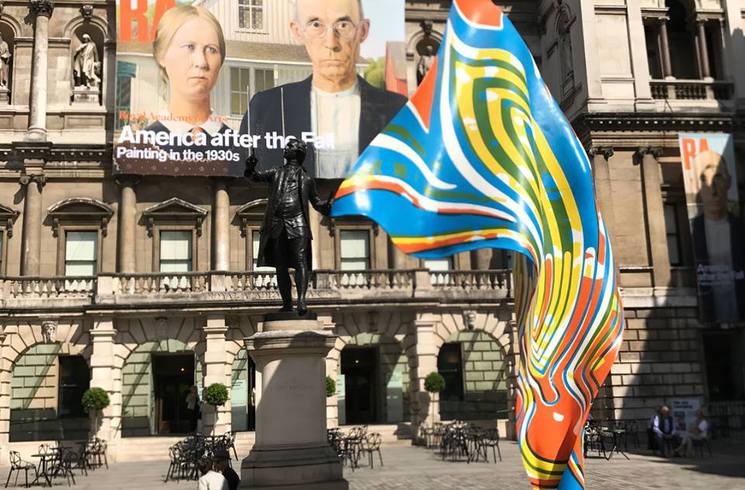 Yinka Shonibare MBE, Wind Sculpture VI, 2013, Image courtesy the artist and the Royal Academy