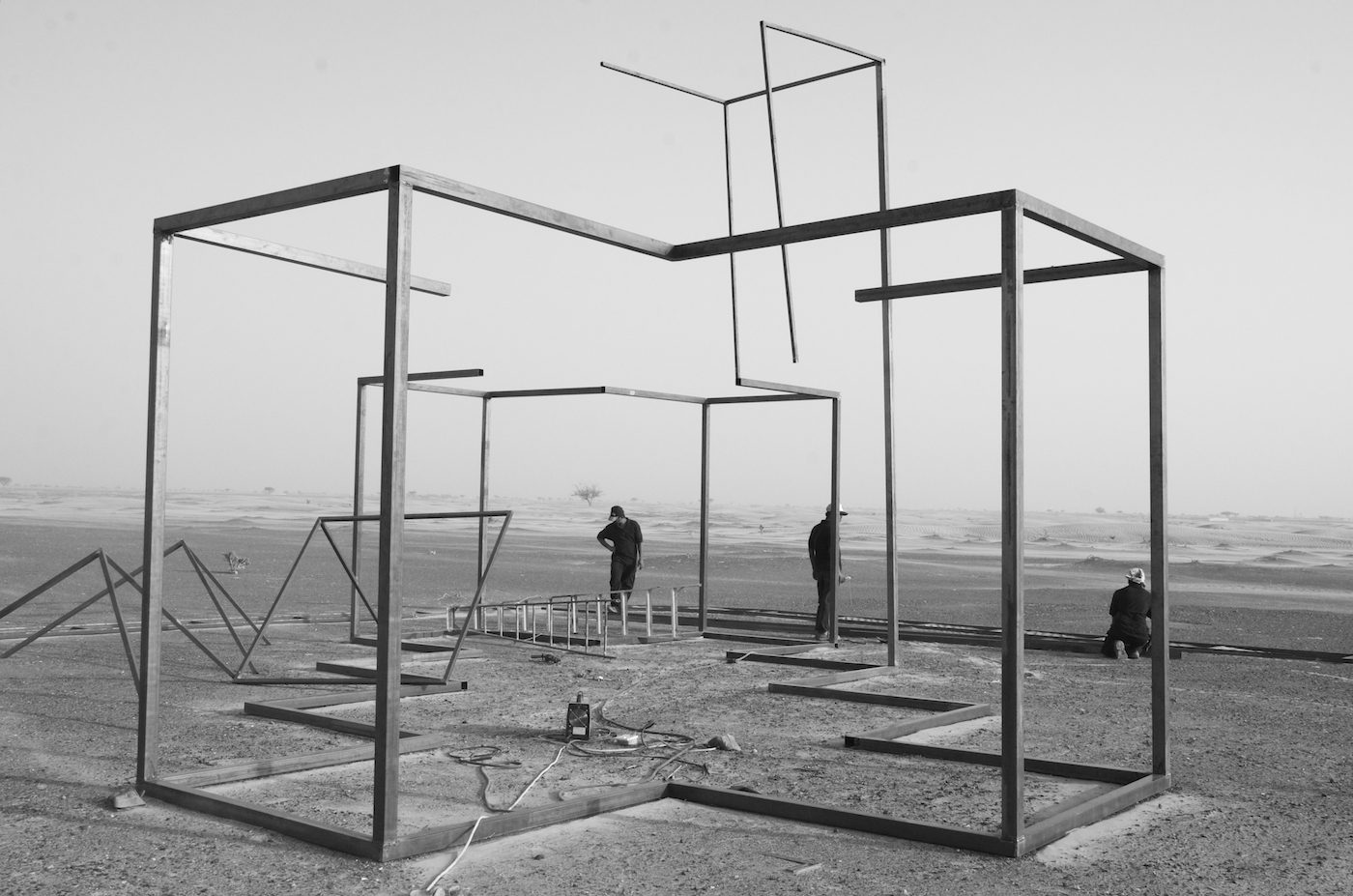 Kiluanji Kia Henda, A City Called Mirage, 2013–2017, one of fifty black and white photographs. Courtesy of the artist.