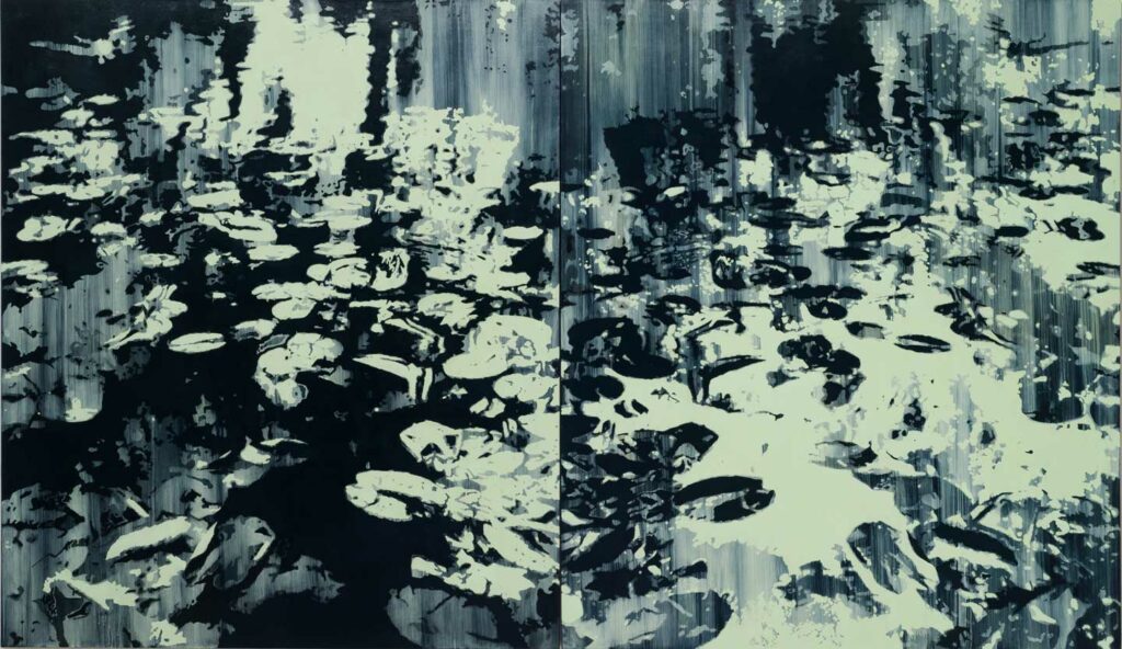 SANELL AGGENBACH, NYMPHAEA’S LOOKING GLASS, 2017, Oil on canvas, 198 x 170 cm