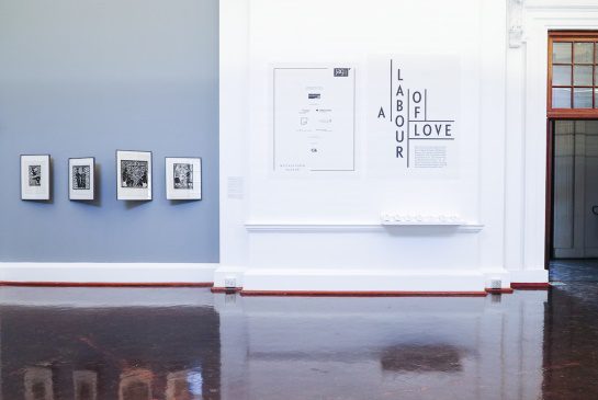 A LABOUR OF LOVE, Installation View at Johannesburg Art Gallery 2017. Photo: C&