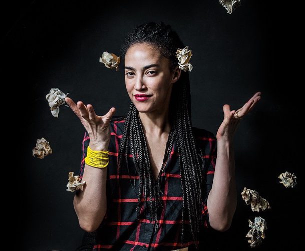 Grada Kilomba, The Kosmos 2 (Detail) © Esra Rotthoff, courtesy of Maxim Gorki Theatre.