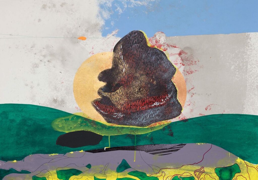 Robel Temesgen, Untitled, 2017. Felt tip pen on paper
Dimensions variable. Courtesy of Tiwani Contemporary.