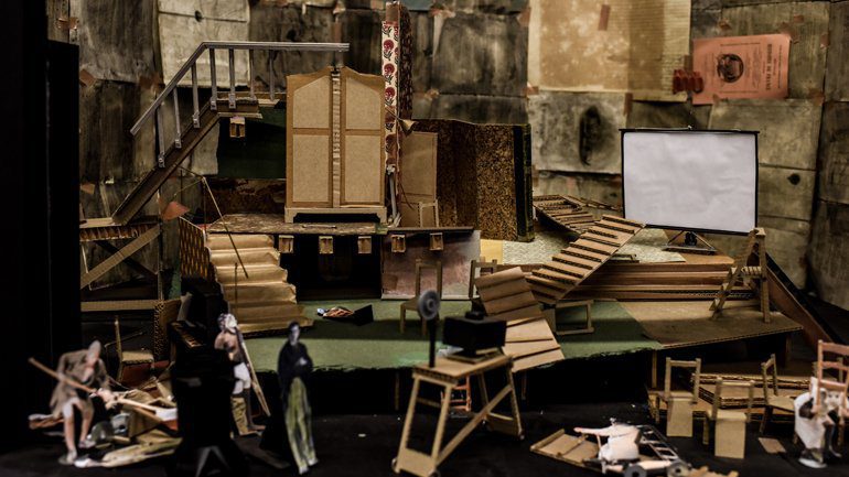 Model for the opera Wozzeck, 2016. Mixed media. 135 x 220 x 183 cm. Private collection