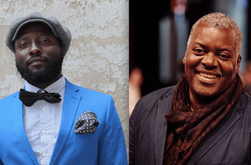 (left) Bonaventure Soh Bejeng Ndikung. (right) Paul Goodwin