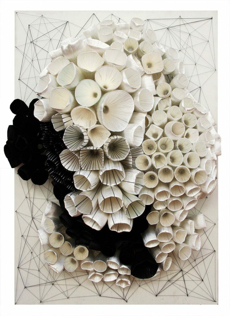 Ghizlane Sahli, Untitled, mixed material, 2016. Courtesy David Bloch Gallery.