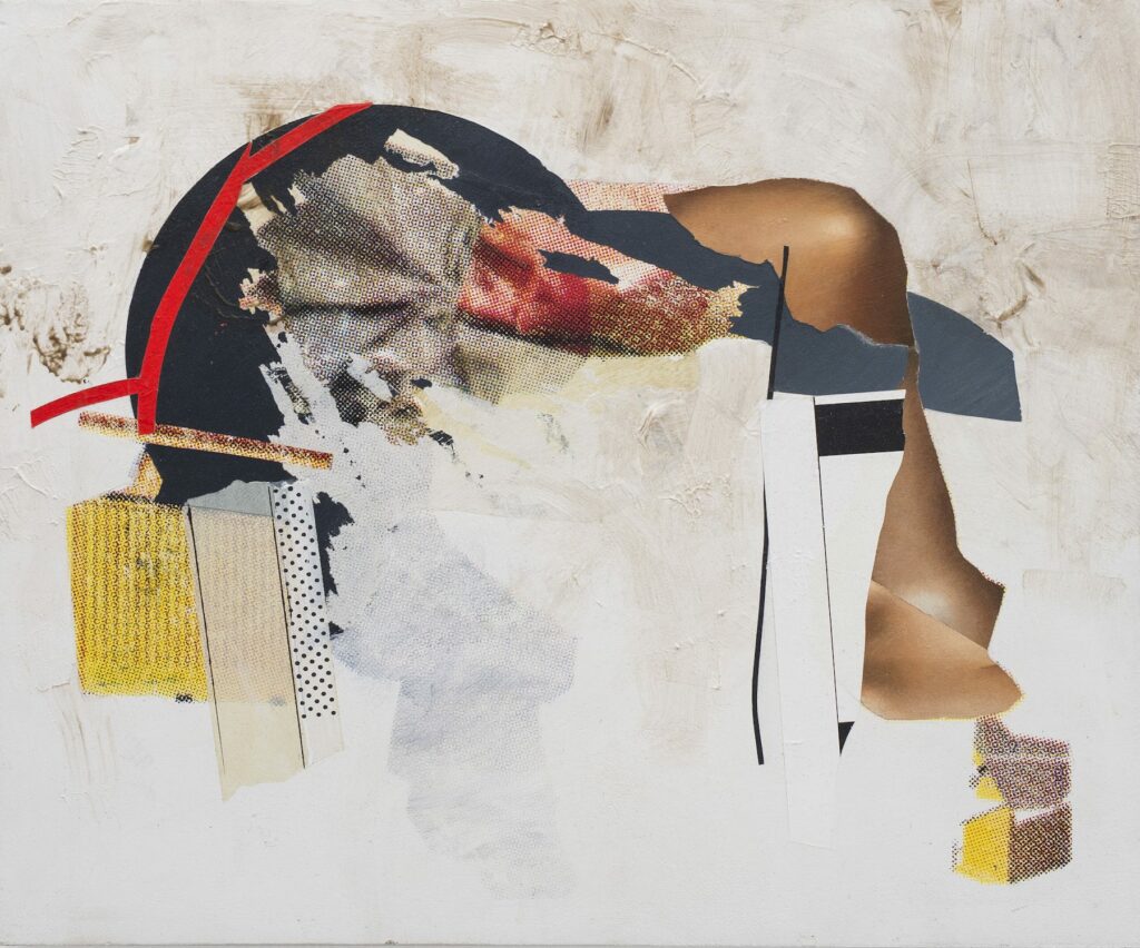 Asha Zero, indice duplicate (2018), Acrylic on Board, 42 x 36 cm; Courtesy of SMAC Gallery