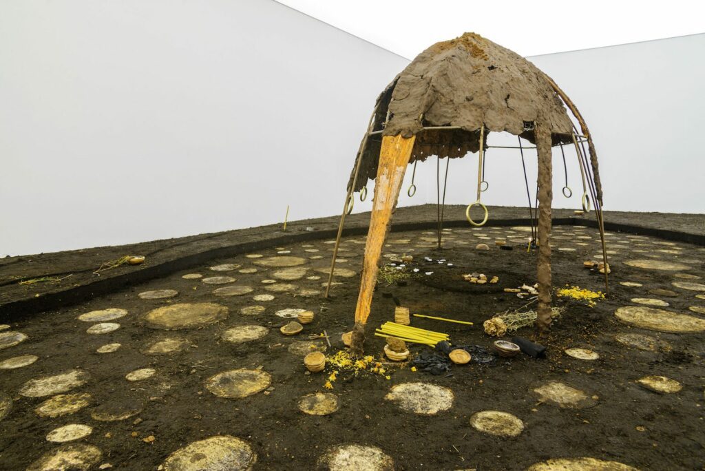 Dineo Seshee Bopape, installation view. Photographs provided by the PinchukArtCentre © 2018. Photographed by Maksym Bilousov.