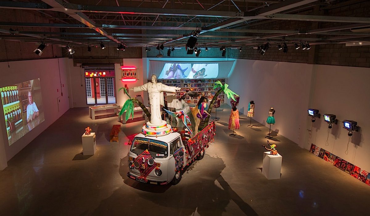 Installation view at Galpão VB, the new venue of Videobrasil Festival , Courtesy: Associacao Videobrasil, © Ricardo Amado