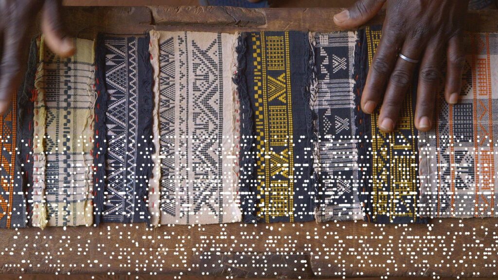 Filipa César, Textile/Text (research image for Das Neue Alphabet), 2018. Courtesy of the artist.