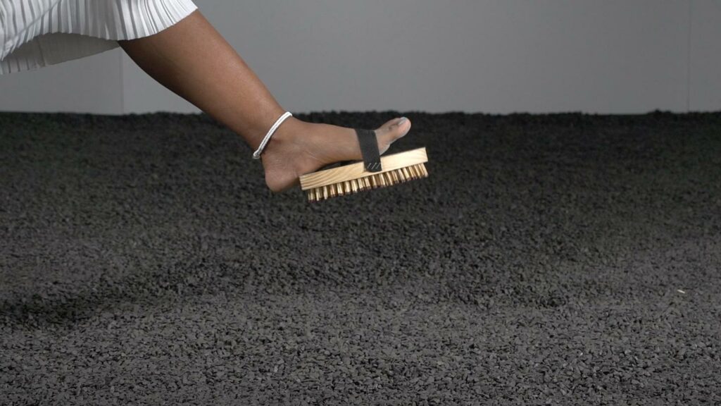 LUNGISWA GQUNTA,
FEET UNDER FIRE (VIDEO STILL) 2017, HD Video 14:54 mins, Edition of 5 + 2 AP