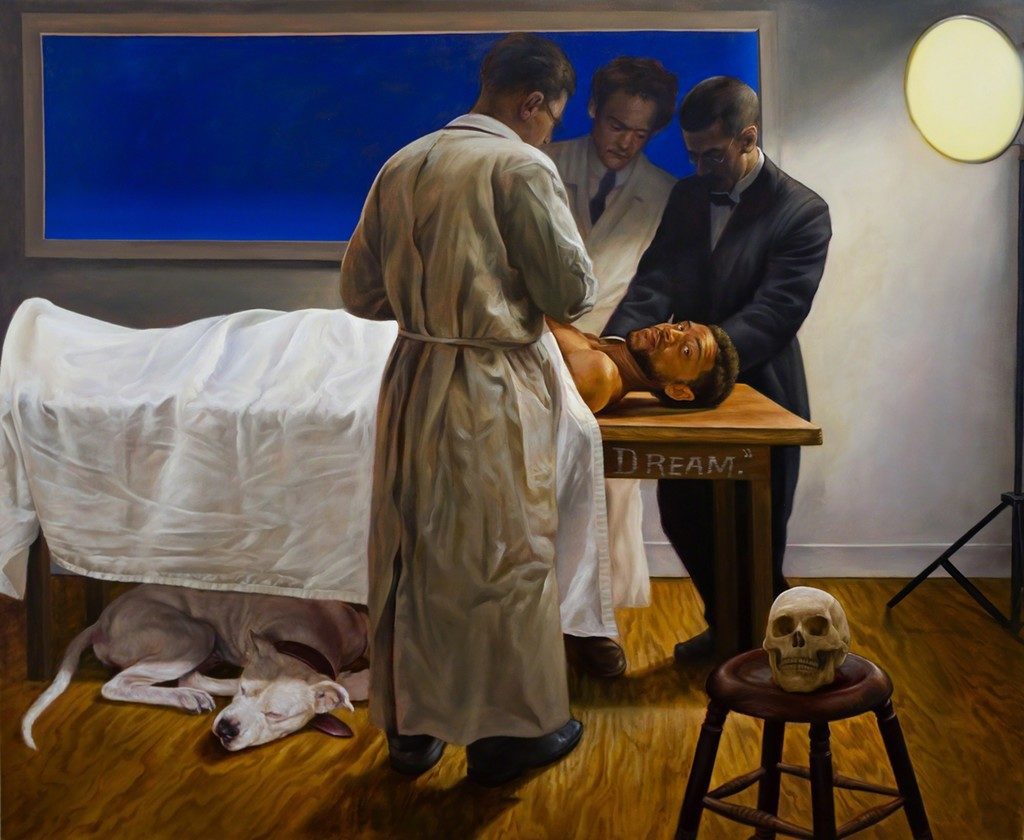 Mario Moore, A Student's Dream, 2017. Courtesy of David Klein Gallery