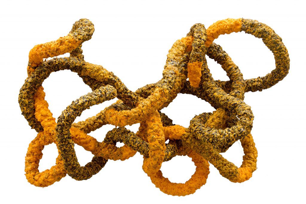 Olumide Onadipe, Interlocked II. Courtesy the artist and SMO Contemporary Art