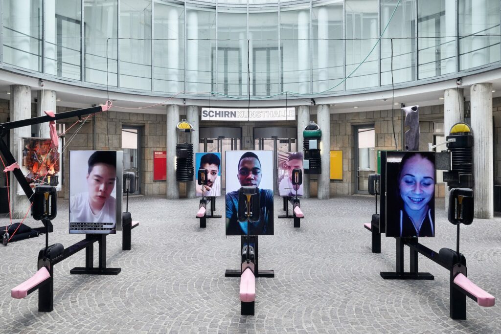 Neïl Beloufa. Global Agreement, © Schirn Kunsthalle Frankfurt, 2018, Foto: Marc Krause