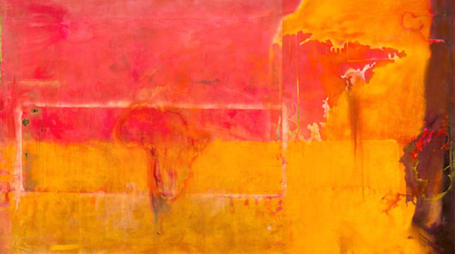  Frank Bowling, Dog Daze, 1971, Hales Gallery New York © VG Bild-Kunst, Bonn 2016
