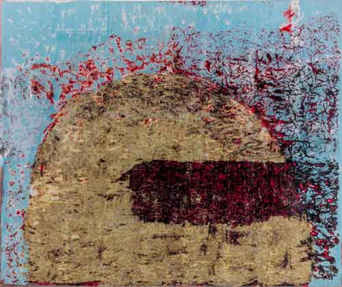 Mark Bradford. Go Tell It on the Mountain. 2016. Glenstone Museum, Potomac, Maryland. Courtesy the artist and Hauser & Wirth. Photo by Joshua White