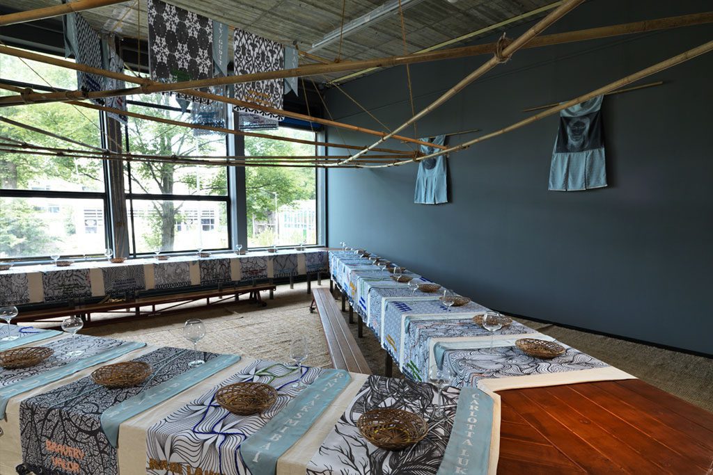 Patricia Kaersenhout, Guess who's coming to dinner too? Installation view at WOW, Amsterdam, 2017. Photo: AatJan Renders. Courtesy the artist.