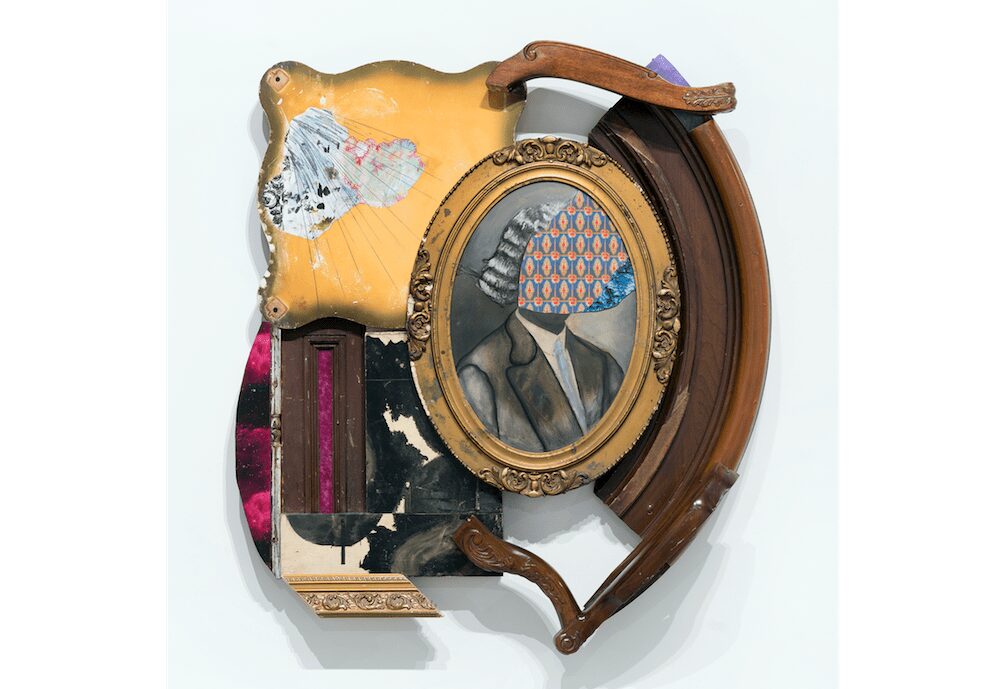 David Shrobe, Portal, 2017, mixed media, 42 x 38 x 7 in. Courtesy of Jenkins Johnson Gallery.