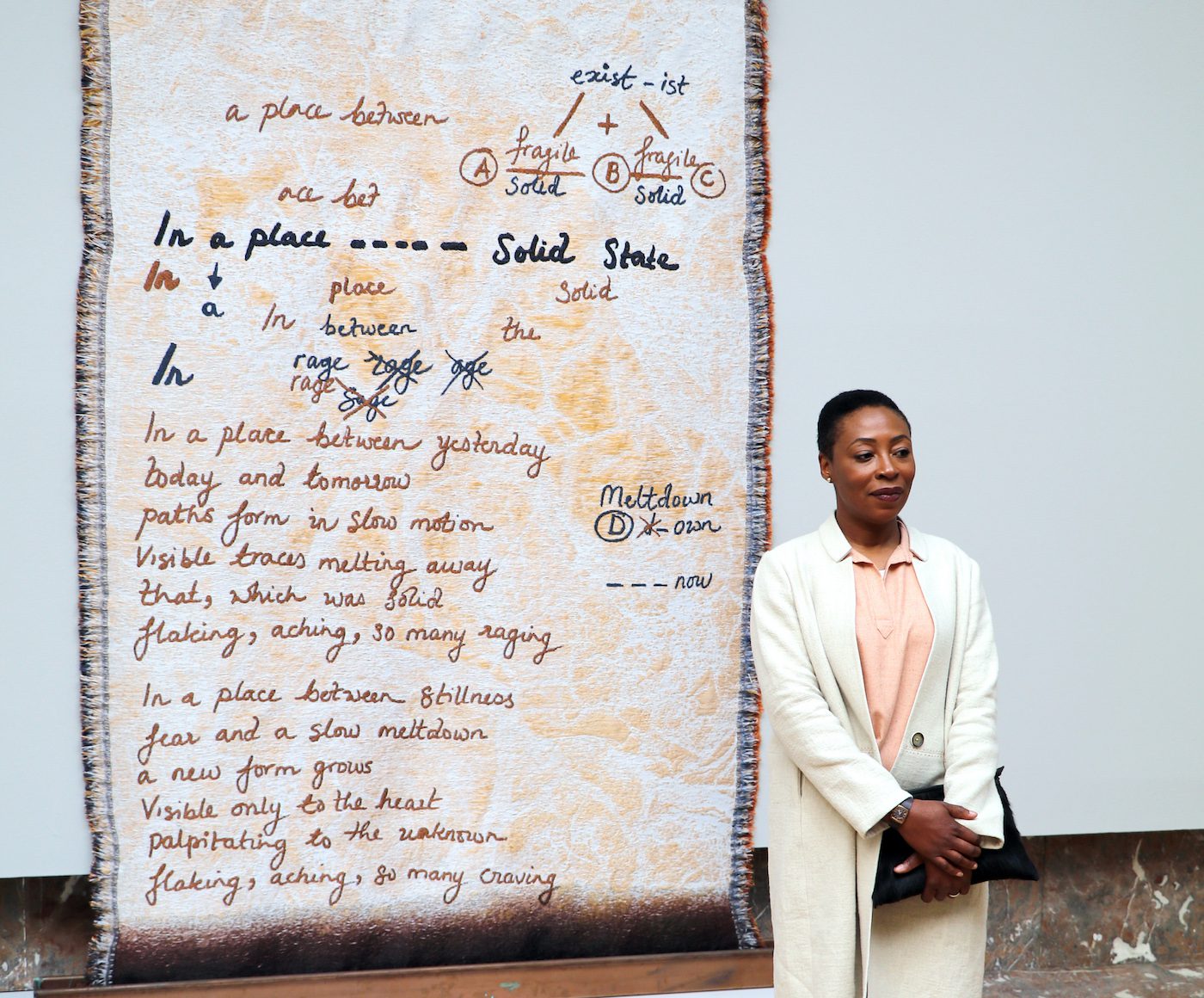 Otobong Nkanga, 2018. Foto: Yannick Sas. Courtesy of Berliner Festspiele, Gropius Bau.