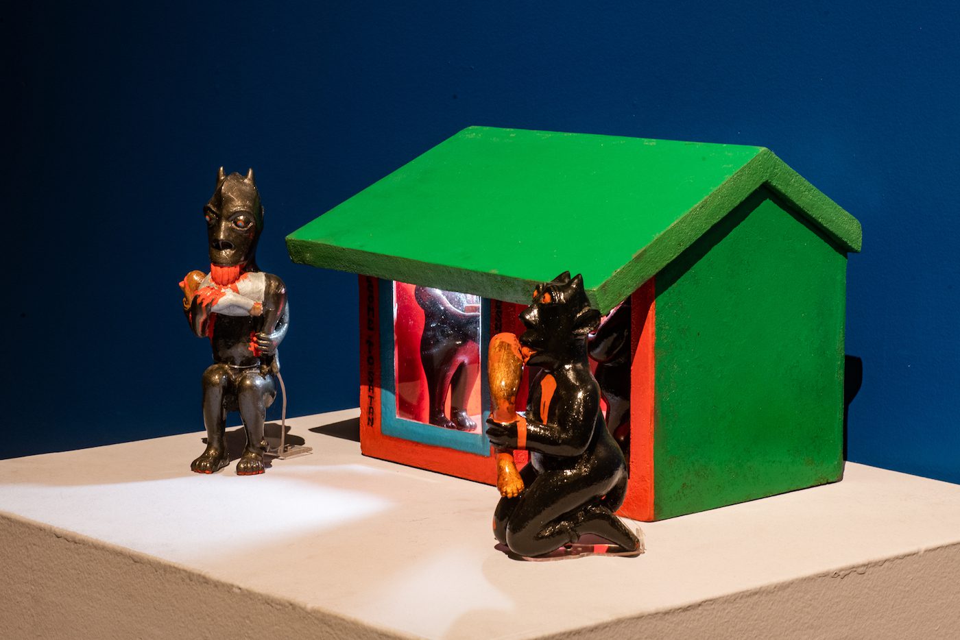 Johannes Segogela, Satan's Fresh Meat Market, 1993, Santo Domingo, photo by Jalil Olmedo.