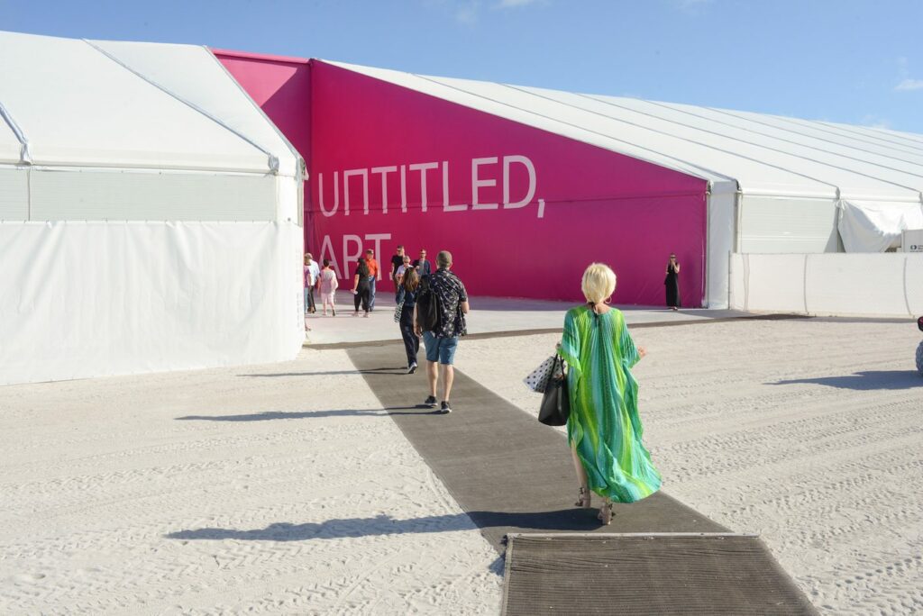 UNTITLED, ART. Miami opened on Tuesday, December 5, 2017 on Miami Beach. Courtesy UNTITLED. Photograph by Casey Kelbaugh