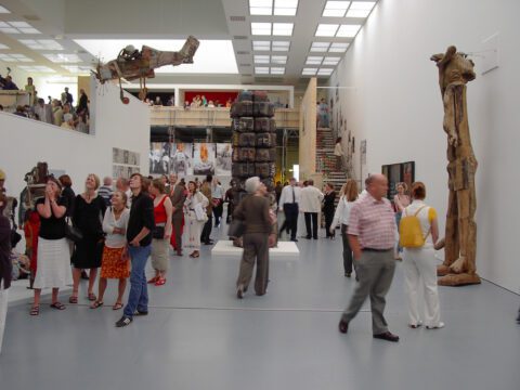 Installation view Africa Remix, 2004. Photo: Andreas M. Wiese.
