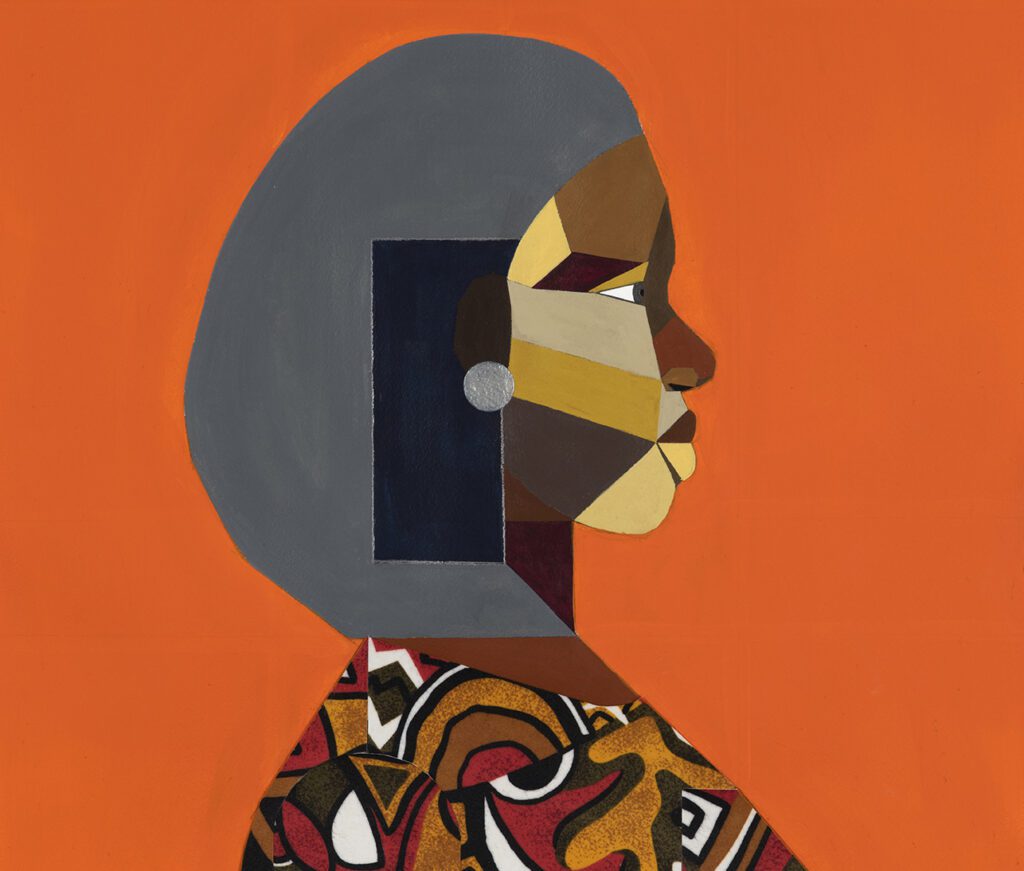 Derrick Adams, Interior Life (Figure 8), 2019 ©Derrick Adams
Courtesy Luxembourg & Dayan, New York and London