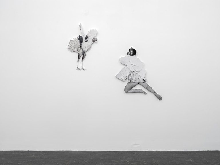 Frida Orupabo, Installation view at Kunstnernes Hus, Oslo, 2019. Photo: Vegard Kleven.