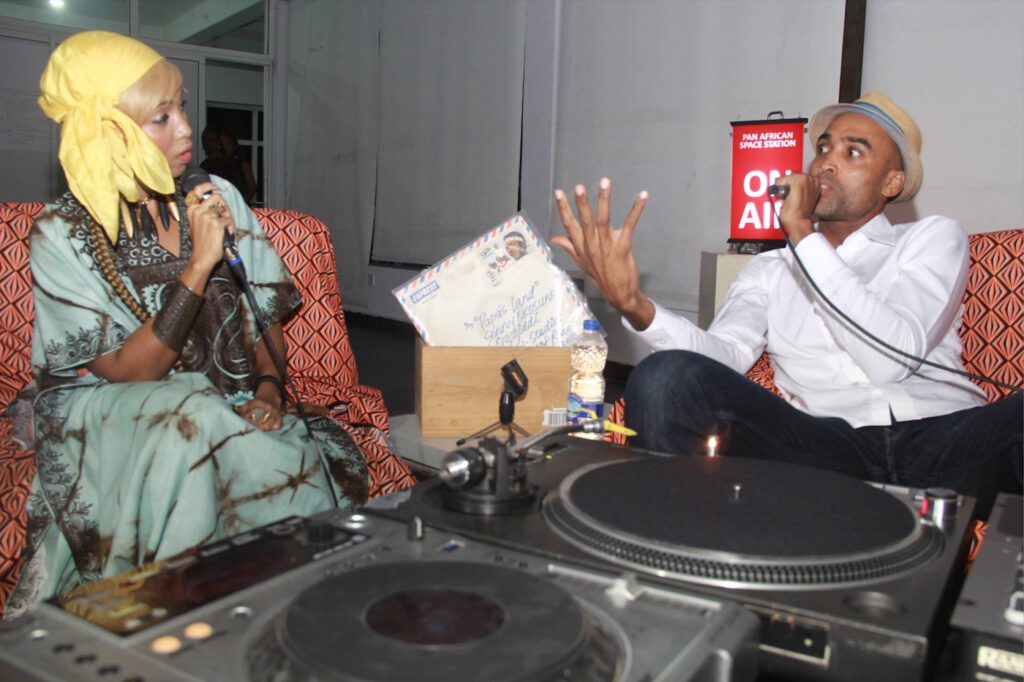 Pan African Space Station (PASS), Ade Bantu live at Freedom Park, Lagos, 2016. Photo ©Lanre Orisunmibare