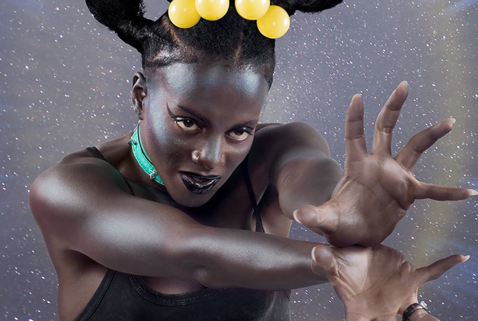 Juliana Huxtable, ​Untitled (Lil’ Marvel) , Detail, 2015. Courtesy of the Artist and JTT, New York © Juliana Huxtable, 2019