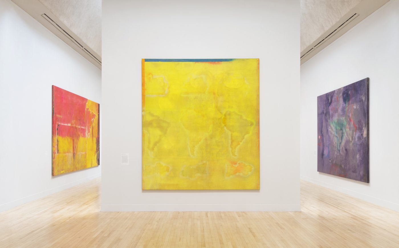 Installation View, Frank Bowling at Tate Britain (31 May - 26 August 2019), Tate Photography, Matt  Greenwood 