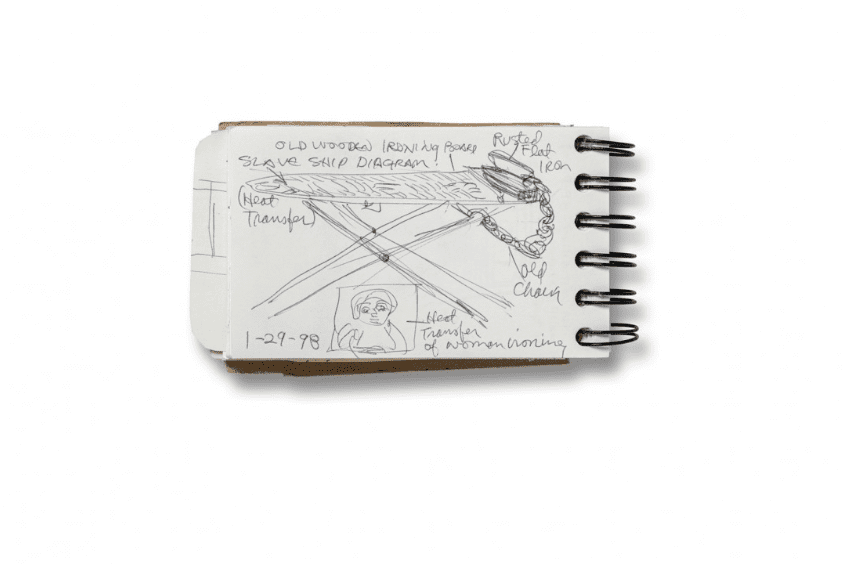 Betye Saar, Sketchbook, 1998, 1998, Collection of Betye Saar, courtesy of the artist and Roberts Projects, Los Angeles, © Betye Saar, photo © Museum Associates/LACMA 