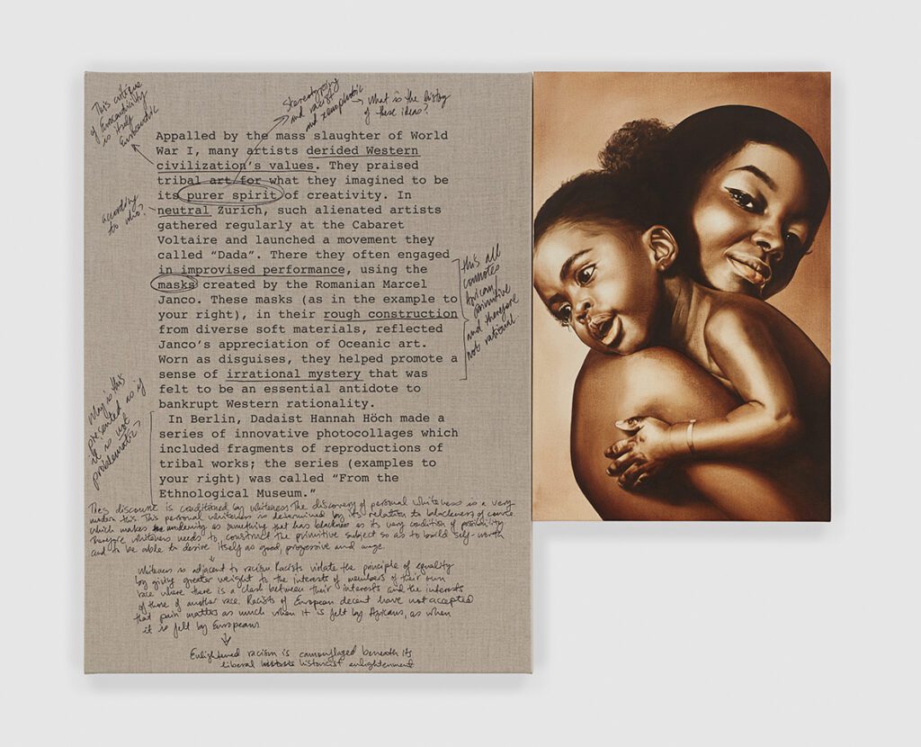 Meleko Mokgosi, from the series Objects of Desire, Addendum