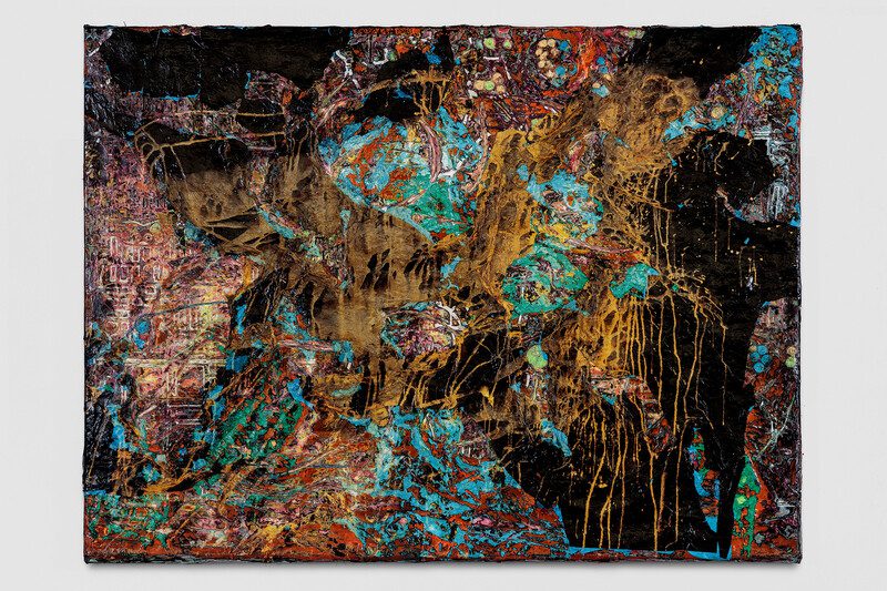 Mark Bradford, The path to the river belongs to animals, Courtesy of Hauser & Wirth

