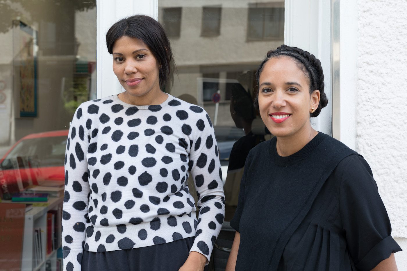 Julia Grosse (left) and Yvette Mutumba (right), 2019. Photo: Benjamin Renter 