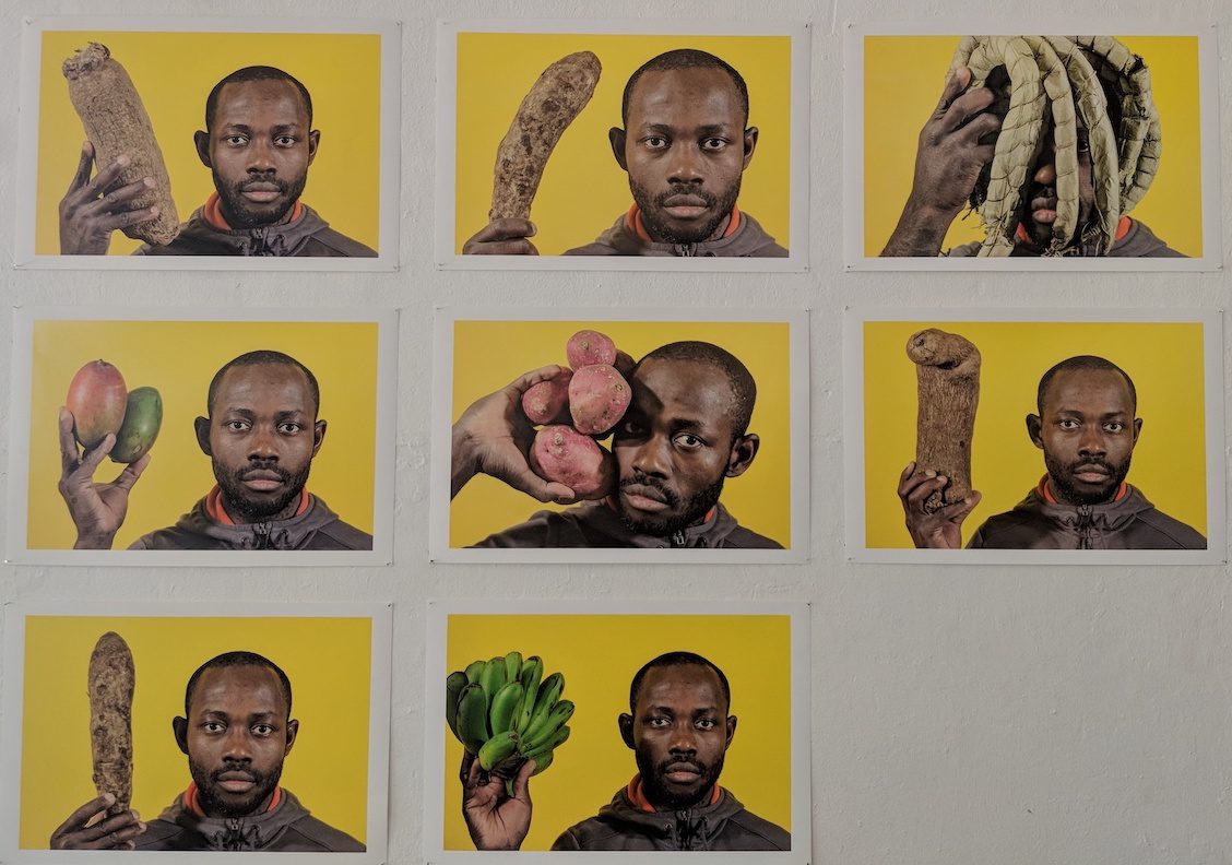Guy Wouete, Terre et Visages, 2015-18. Photo: C&