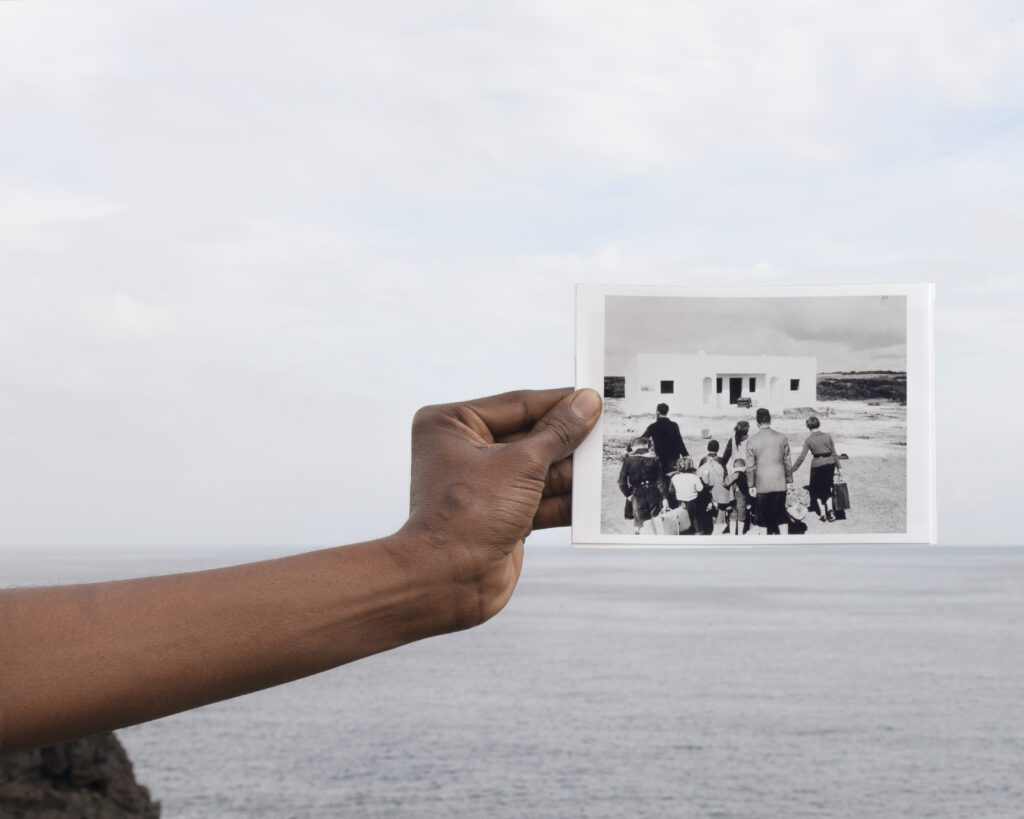 Dawit L. Petros, Untitled (Overlapping and intertwined territories that fall from view II), 2019. Archival color pigment prints. Courtesy the artist.